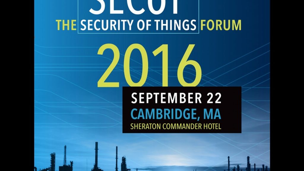 Scott Tenaglia Invincea Security of Things Forum 2016